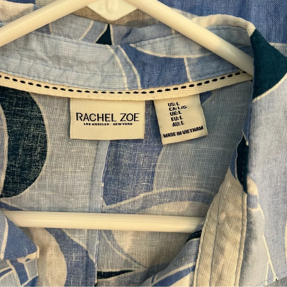 Dress bundle Rachel Zoe Abstract Blue maxi and Olive maxi - Picture 5 of 7